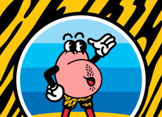 Afslappende tigerkamp med læskende øl